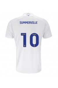 Leeds United Crysencio Summerville #10 Jalkapallovaatteet Kotipaita 2023-24 Lyhythihainen